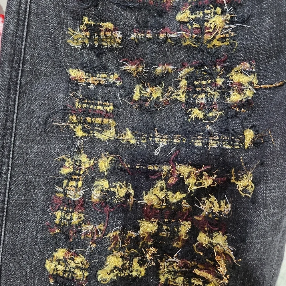 CHANEL tweed fringe